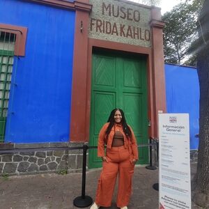 Women's Orange Jumpsuit